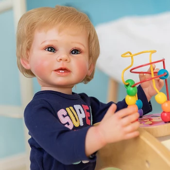 55CM Tam Vücut Silikon Yumuşak Dokunuşlu Yeniden Doğmuş Erkek Bebek Bonnie Hayat Boyama Yürümeye Başlayan oyuncak bebekler Kızlar için Su Geçirmez Banyo Bebek