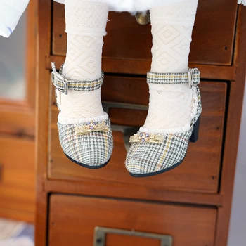 6.5 * 2.5 cm BJD Bebek Ayakkabı için 1/4 BJD Bebek Yüksek Topuklu Sandalet Bebek Aksesuarları Bebek Oyuncak Hediye