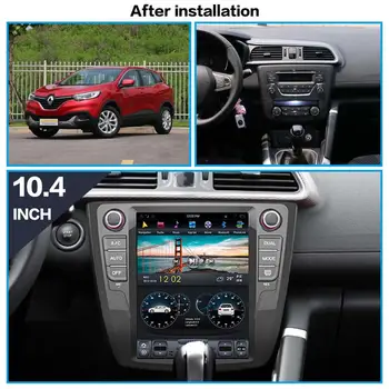 Android 7.0 2 + 64 Tesla sistemi araba hiçbir dvd oynatıcı radyo gps otomatik Renault Kadjar 2016 2017 İçin navigasyon multimedya stereo