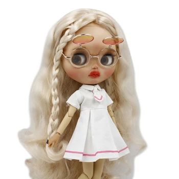 Blythe Doll BUZLU 1/6 Bebek Moda Gözlük lens açabilirsiniz çift lens Yedi Renk Hediye Oyuncak Ücretsiz Kargo