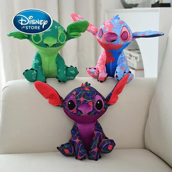 Disney Karikatür Lilo ve Stitch Sınırlı Sayıda Dikiş Gül Bebek peluş oyuncak Kawaii Konfor Bebek doğum günü hediyesi Kızlar İçin