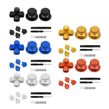H052 Metal Düğmeler PS5 Denetleyici, Metal Çubuklar Analog Kavrama ve Mermi ve D-pad Düğmeler ve Tetikleyiciler L1 R1 L2 R2