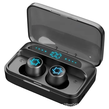 Kablosuz 5.0 Kulaklık Dokunmatik Kontrol Spor Su Geçirmez Bluetooth Kulaklık HiFi 9D Bas Stereo Kulaklık Kulaklık Mikrofon İle