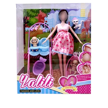 Kawaii Moda oyuncak bebek giysileri Evcil Köpekler Minyatür Dollhouse Aksesuarları 30cm Hamile Bebek 11.5 
