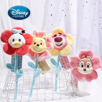 Orijinal Disney Lotso Winnie the Pooh Peluş Buket Hediye Kız Arkadaşı İçin Sevimli Donald Ördek Buket Bebek doldurulmuş oyuncak Dekorasyon