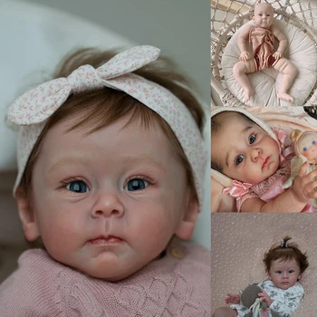 Sıcak YENİ 23 İnç Yeniden Doğmuş Bebek Kiti Yumuşak Vinil Bebek Popüler Huxley Boyasız Bitmemiş Yeniden Doğmuş Kiti Bebek Parçaları DIY Boş Bebek Kiti