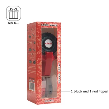 c101 3D Kabartma Etiket Makinesi MOTEX E101 Yükseltme Sürümü Mini DIY Manuel Daktilo için fit 9mm 3D etiket bant (2 rulo) 4
